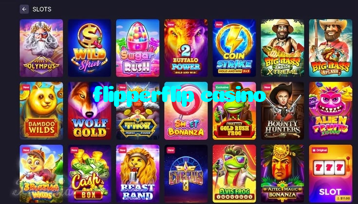 flipperflip casino casino presented on mobile device in Pakistan with slots and live games